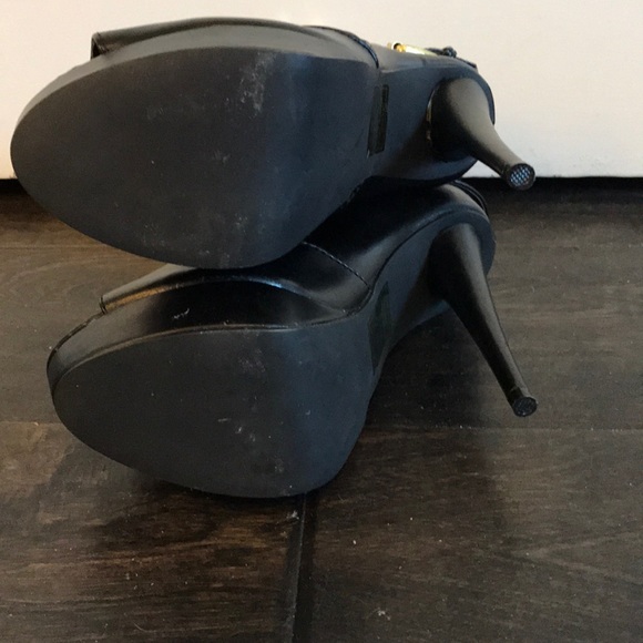 Gorgeous peep toe heels sz 6 - Picture 3 of 4